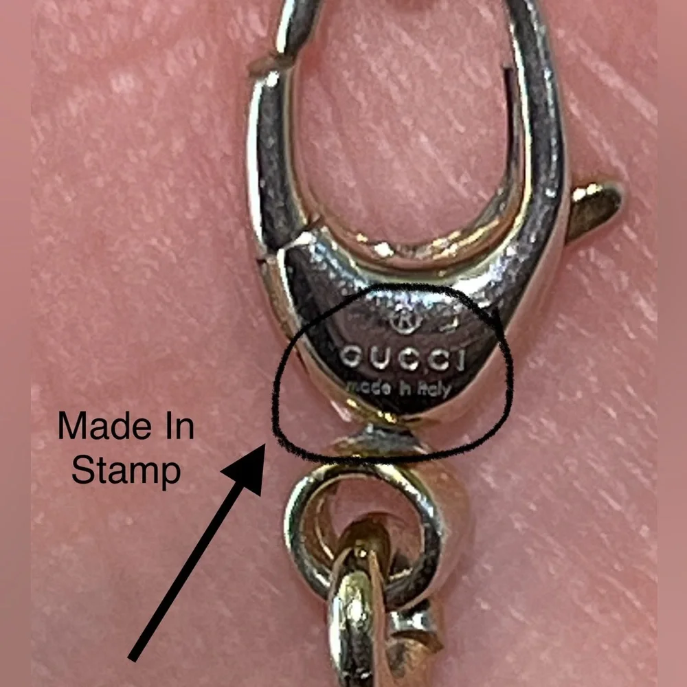 /sold/💯 Gucci “Love Britt” Interlocking G Pendant with Necklace - Picture 10 of 15